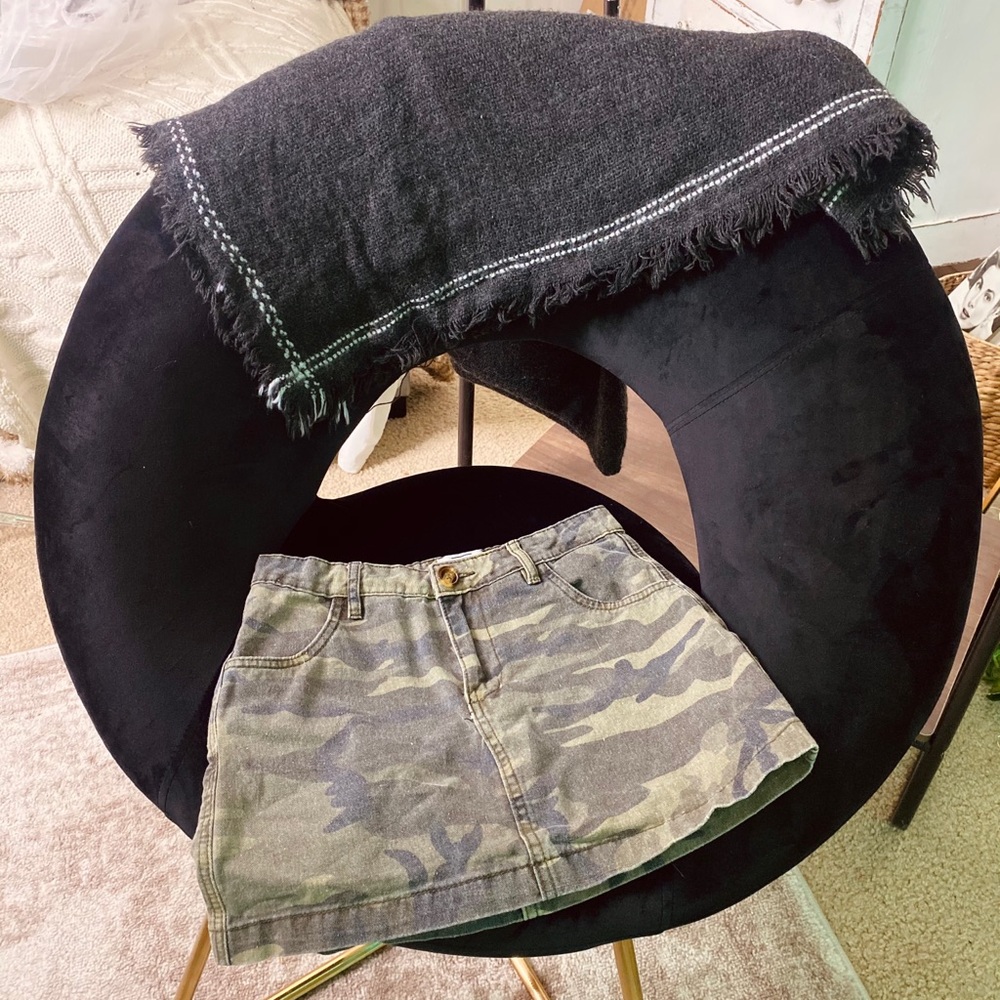 Camouflage Mini Skirt